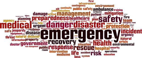 Public Safety Management Word Cloud